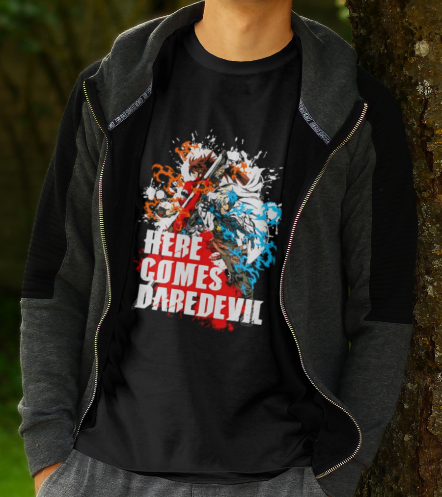 Here Comes Daredevil Guilty Sol Badguy Vibrant Splash T-Shirt