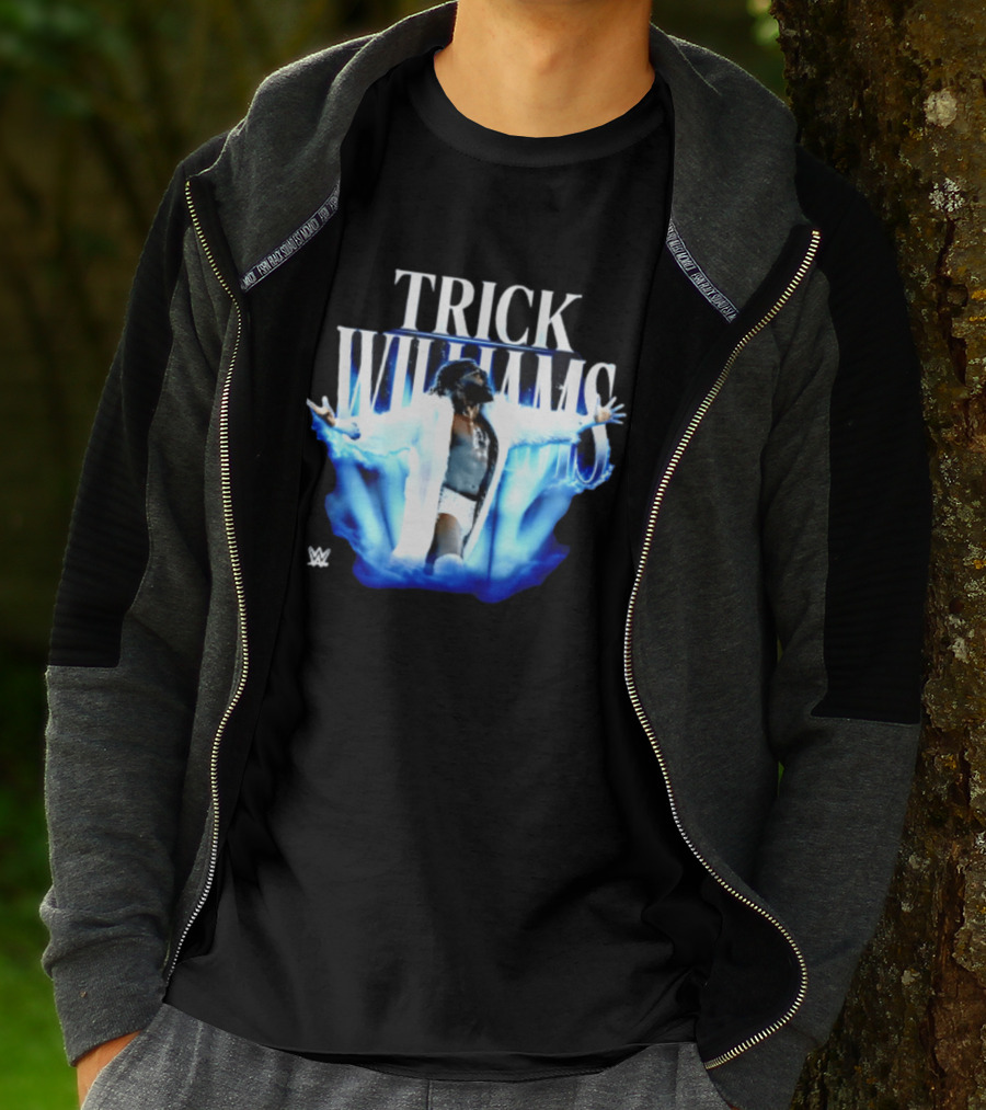 Trick Williams WWE Fur Coat Iconic Entrance T-Shirt