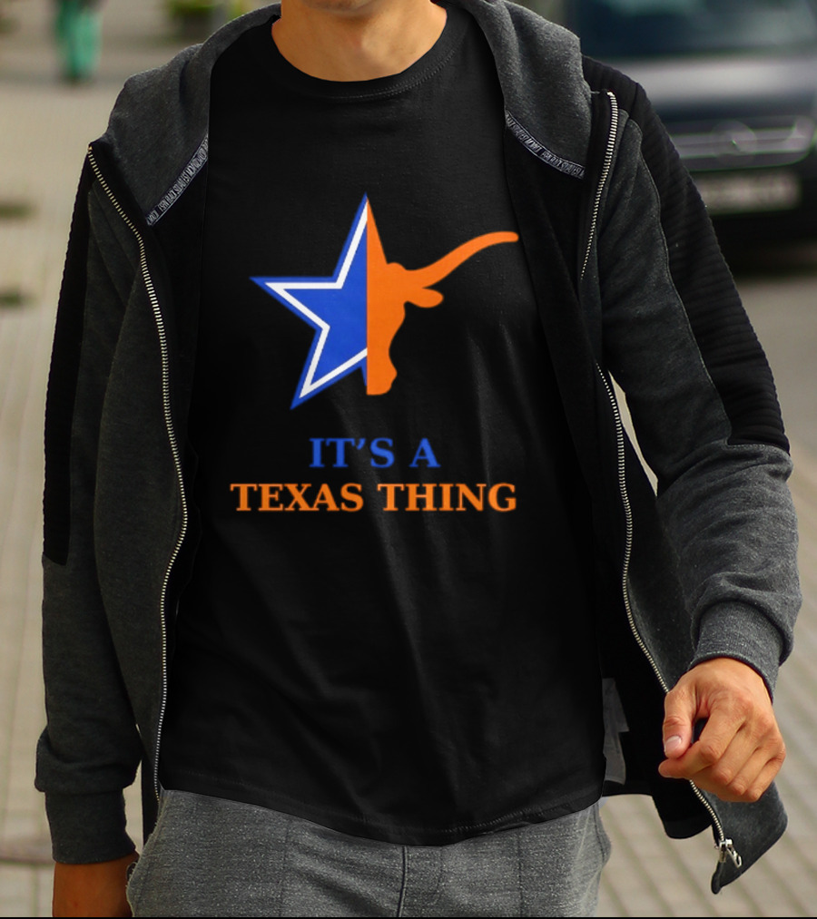 It's A Texas Thing Dallas Cowboys Longhorns Fusion T-Shirt