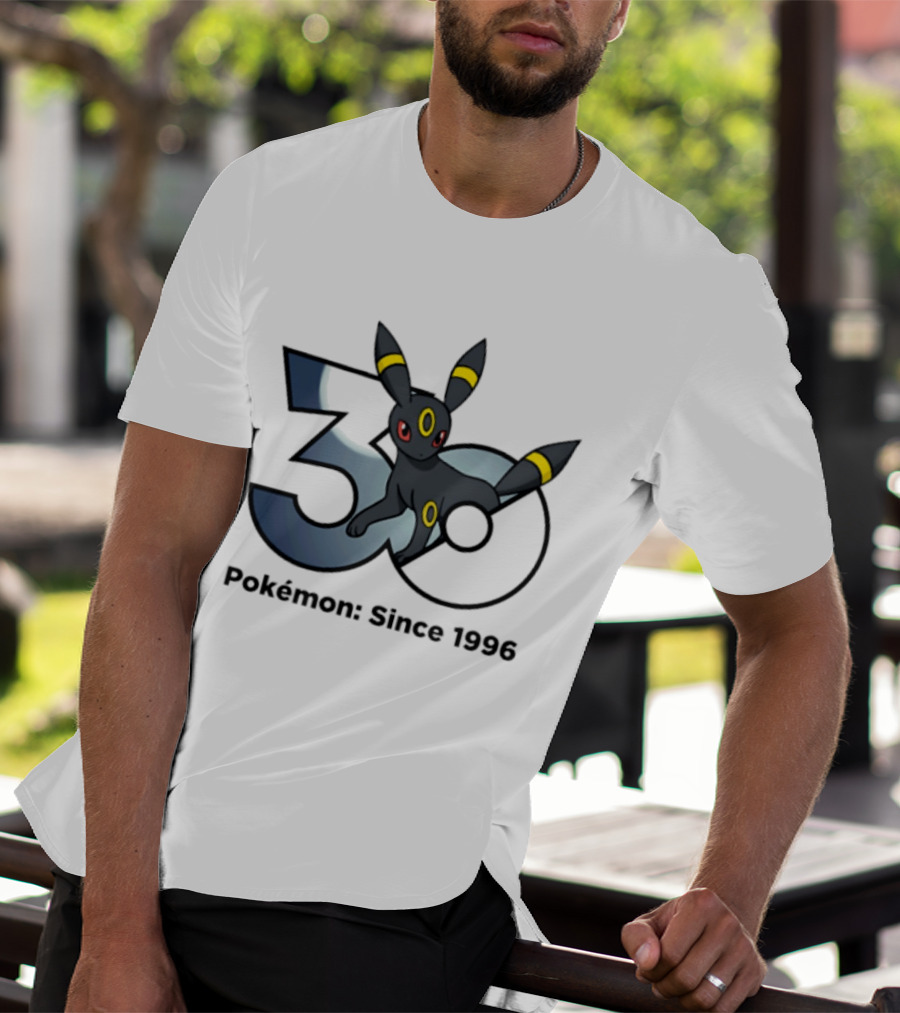 Umbreon Pokemon 30th Anniversary 1996 Celebration T-Shirt