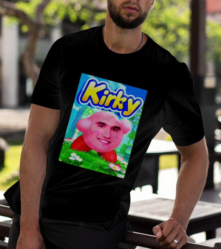 Kirky Charlie Kirk Kirby Meme T-Shirt