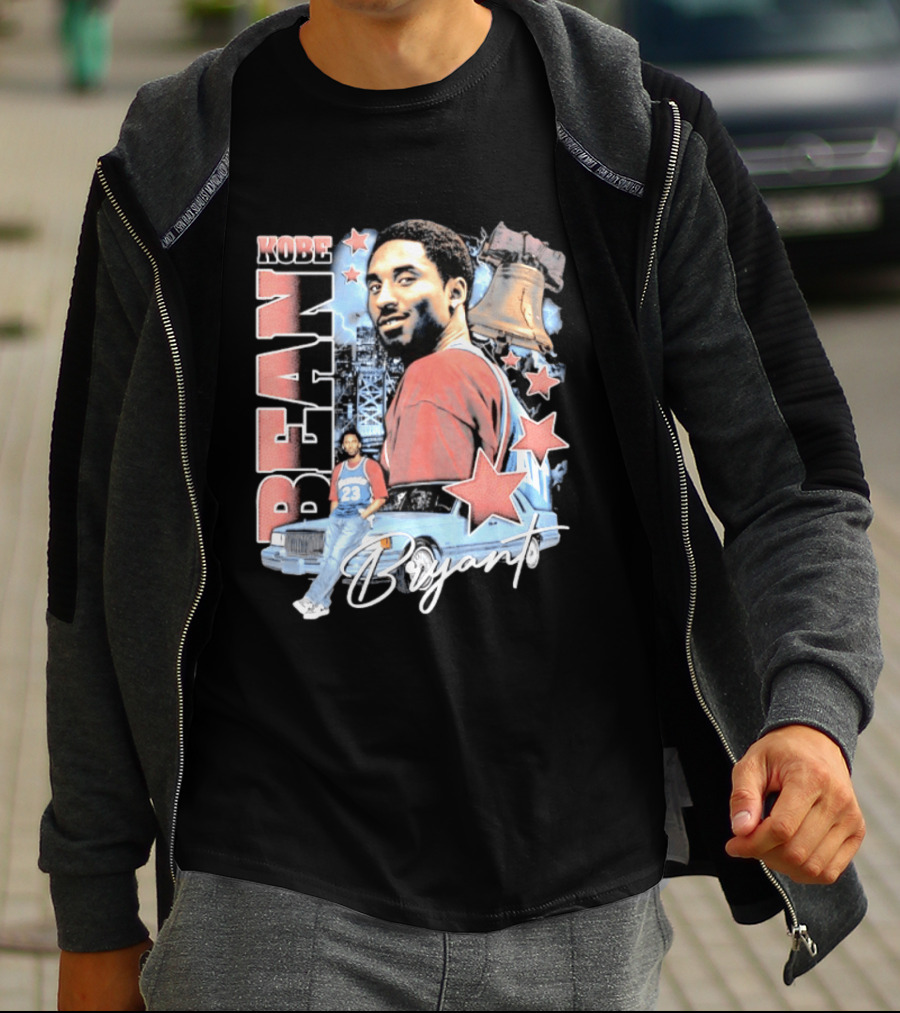 Kobe Bean Bryant Philadelphia Liberty Bell Vintage Style 23 Jersey Retro 76ers T-Shirt