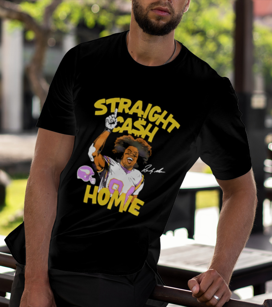 Minnesota Vikings Randy Moss Straight Cash Homie 84 T-Shirt