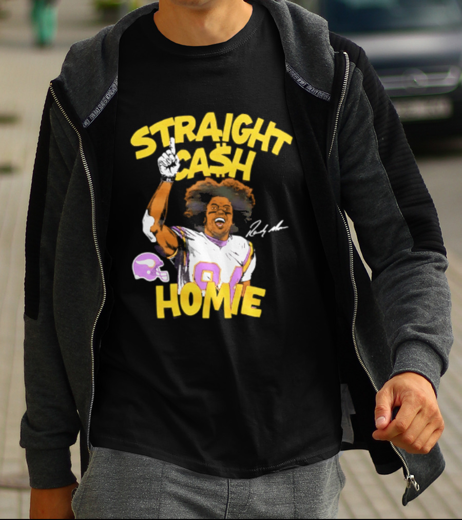 Minnesota Vikings Randy Moss Straight Cash Homie 84 T-Shirt