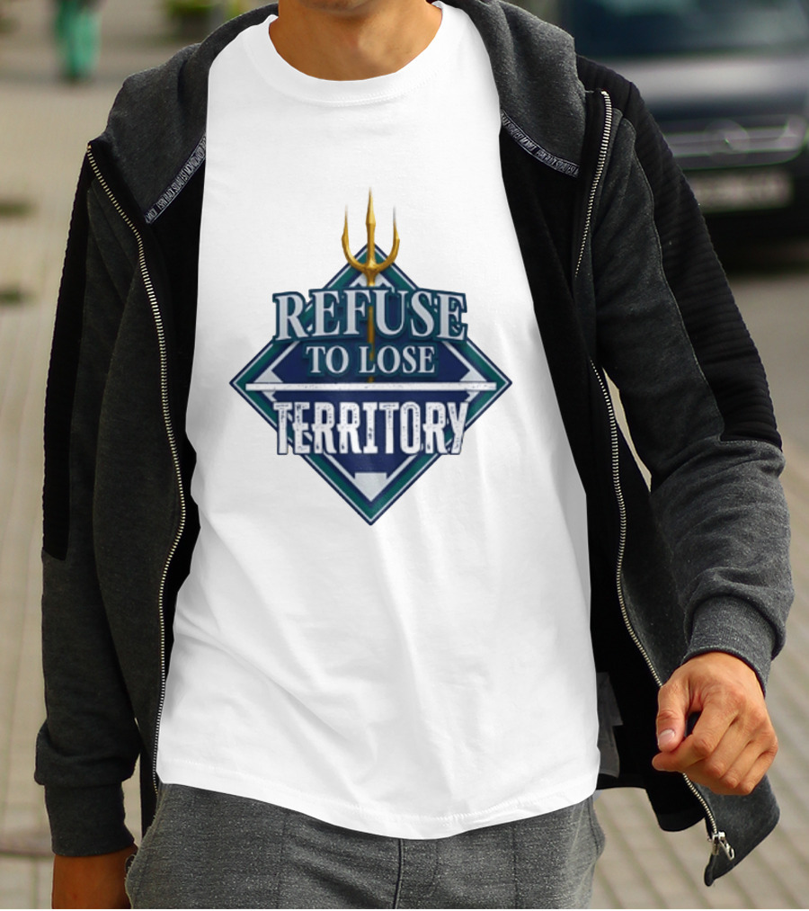 Seattle Seahawks Refuse To Lose Territory Trident T-Shirt