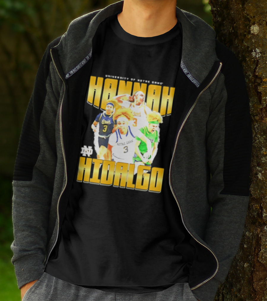 University Of Notre Dame Hannah Hidalgo Ncaa Women's Basketball T-Shirt