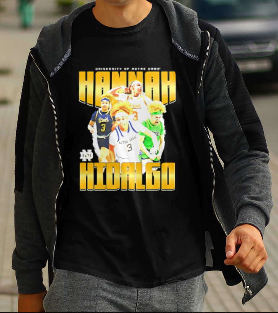 University Of Notre Dame Hannah Hidalgo Ncaa Women's Basketball T-Shirt