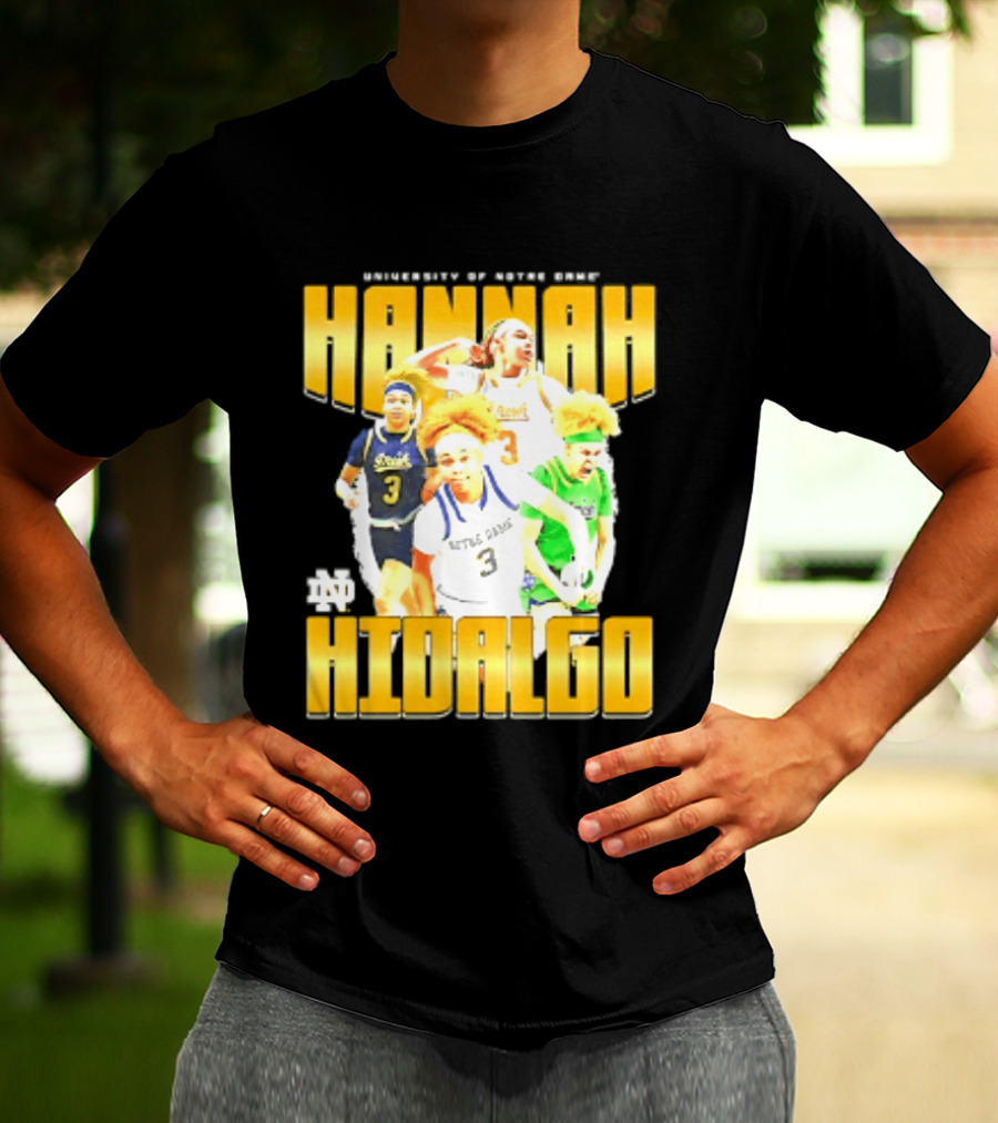 University Of Notre Dame Hannah Hidalgo Ncaa Women's Basketball T-Shirt