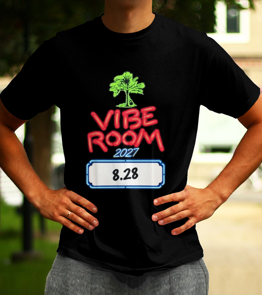 Kenny Chesney Vibe Room 8 28 2027 Tour Date Palm Tree T-Shirt