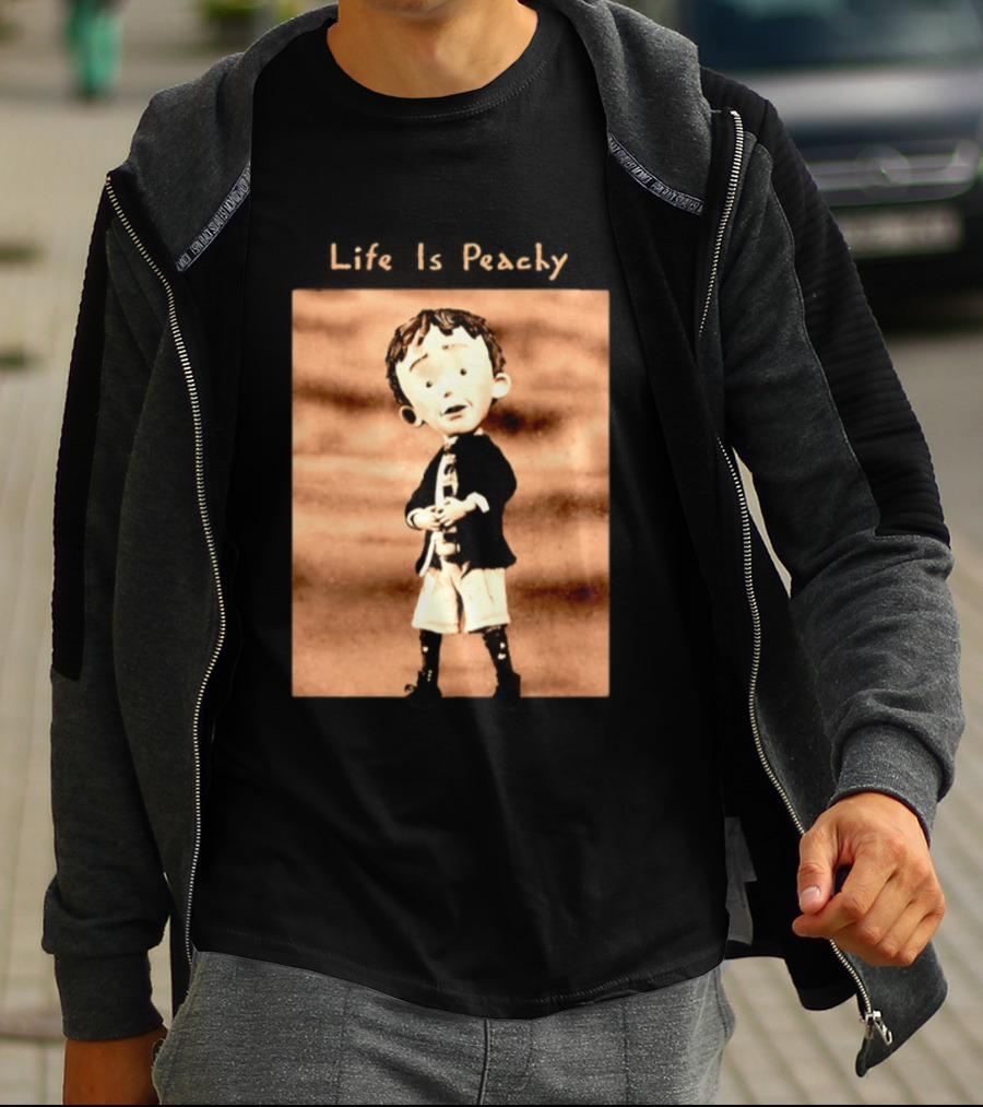 Life Is Peachy Korn Nu Metal Character Jonathan Davis T-Shirt
