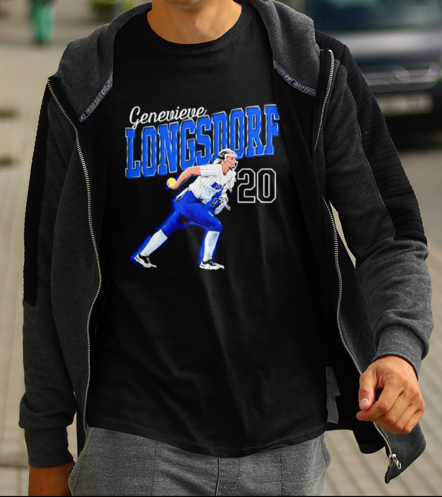 Genevieve Longsdorf 20 Buffalo Bulls NCAA Softball Player T-Shirt