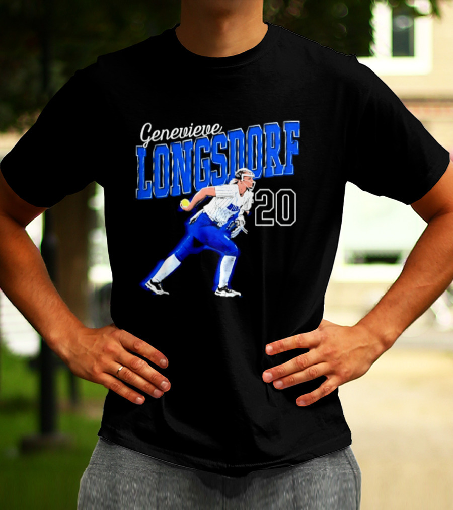 Genevieve Longsdorf 20 Buffalo Bulls NCAA Softball Player T-Shirt