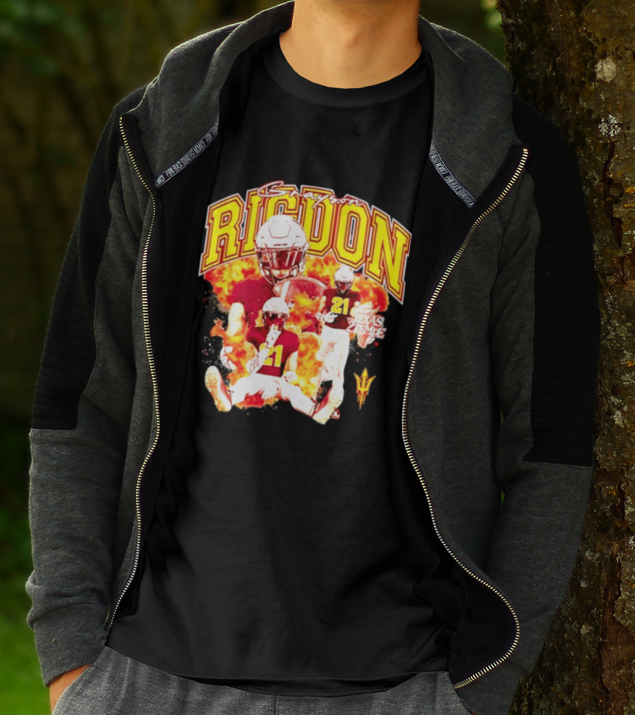 Grayson Rigdon 21 Arizona State Texas Tempe Football Player T-Shirt