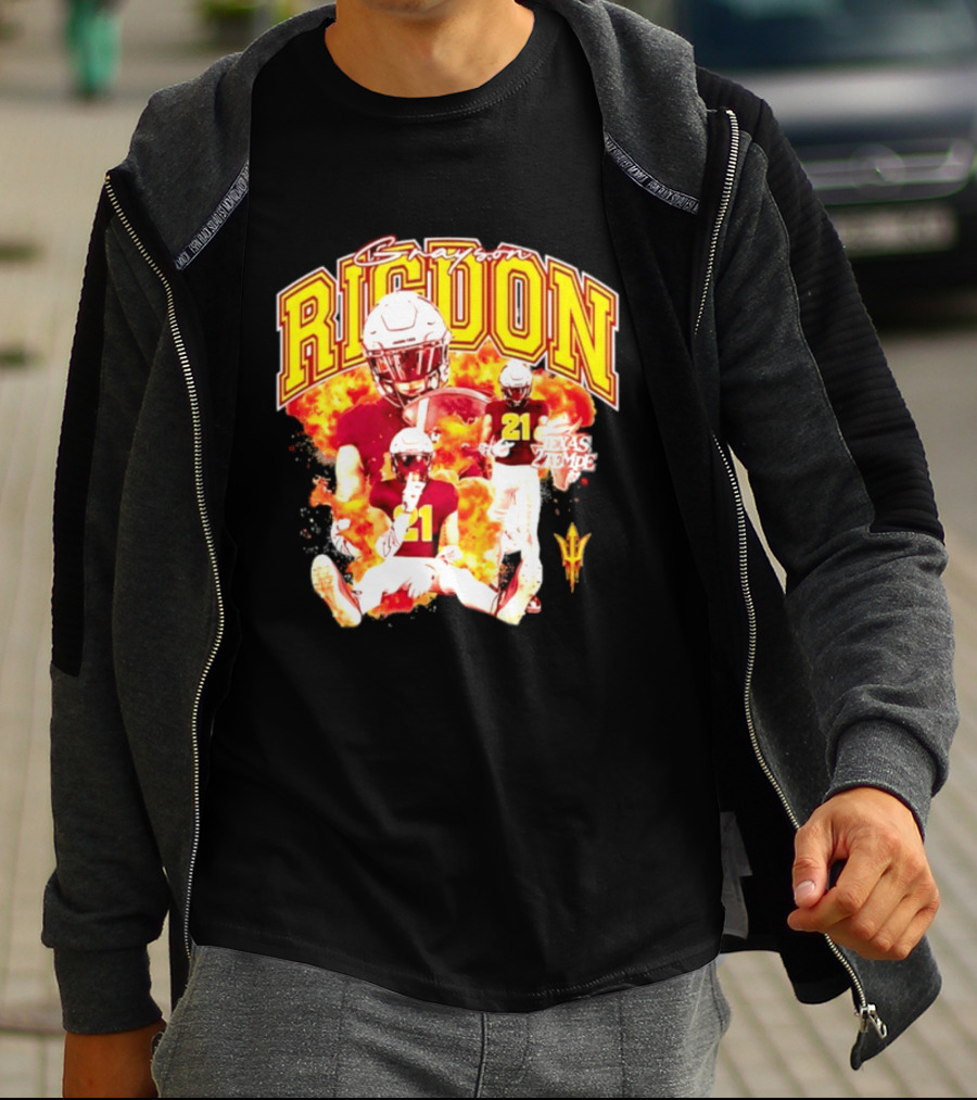 Grayson Rigdon 21 Arizona State Texas Tempe Football Player T-Shirt
