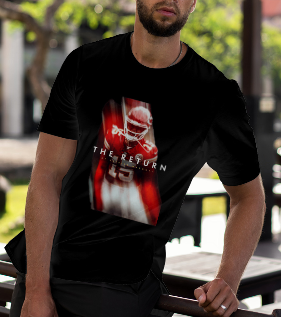 Patrick Mahomes The Return Kansas City Chiefs 15 NFL 2026 Seasons T-Shirt