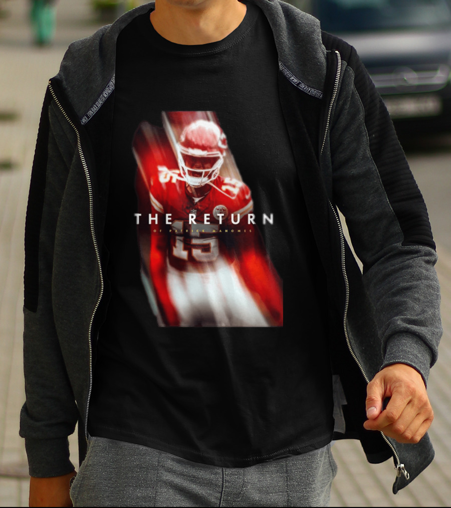 Patrick Mahomes The Return Kansas City Chiefs 15 NFL 2026 Seasons T-Shirt