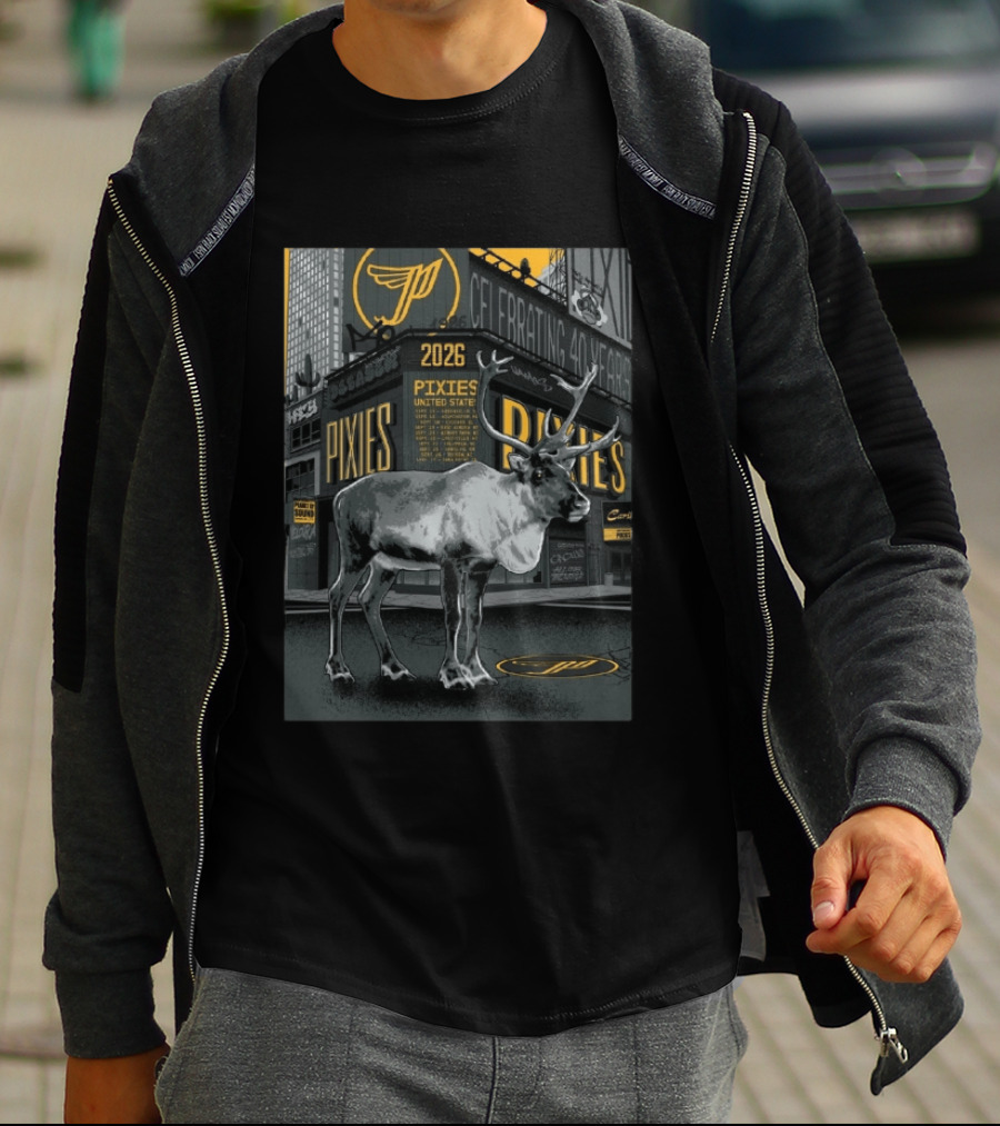 2026 Pixies United States Tour Celebrating 40 Years T-Shirt