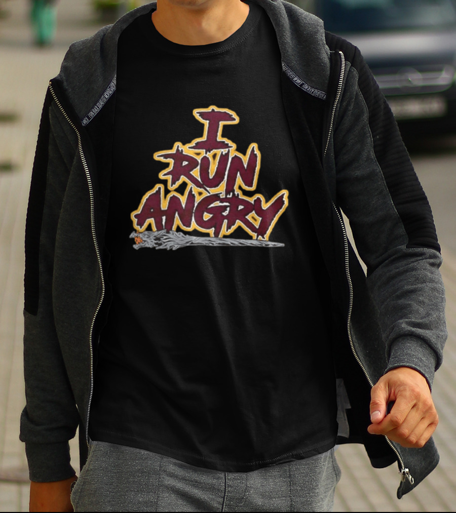 Tyler Owens I Run Angry Washington Commanders 2026 Two Sided T-Shirt