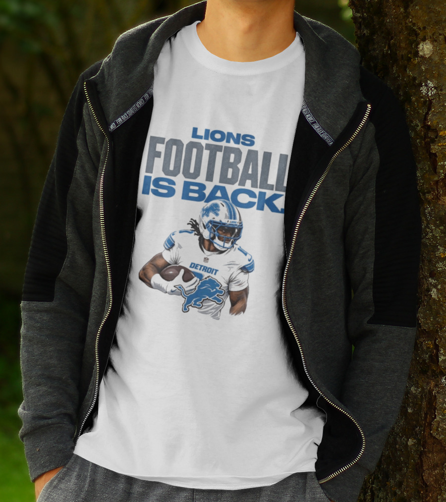 Lions Football Is Back Player Detroit Lions T-Shirt