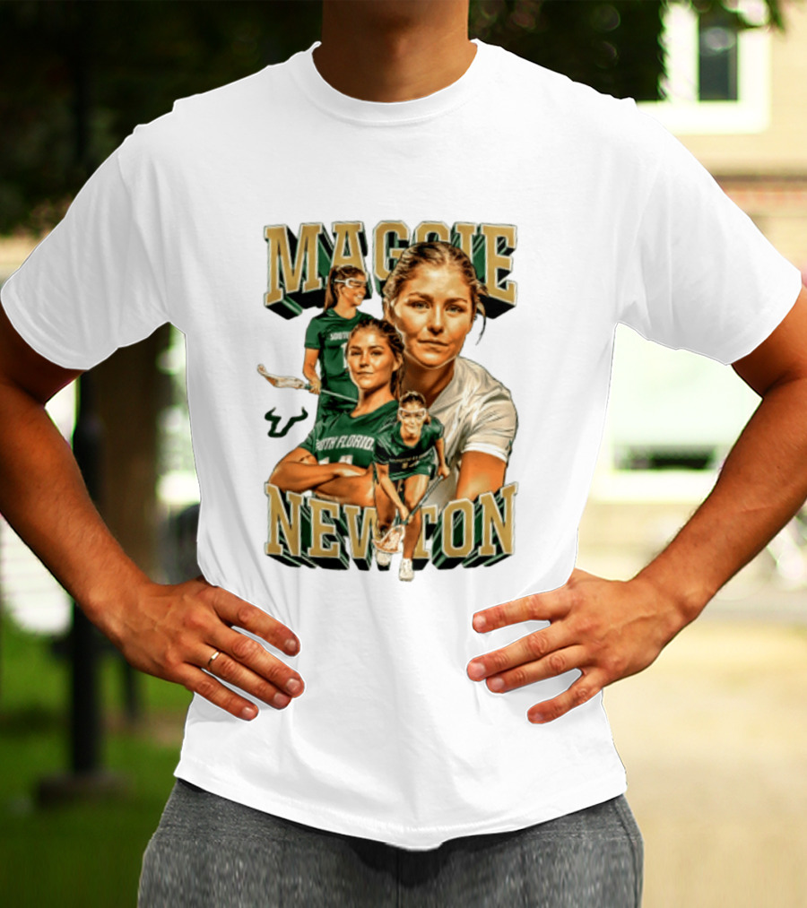 Maggie Newton South Florida Lacrosse Player USF T-Shirt