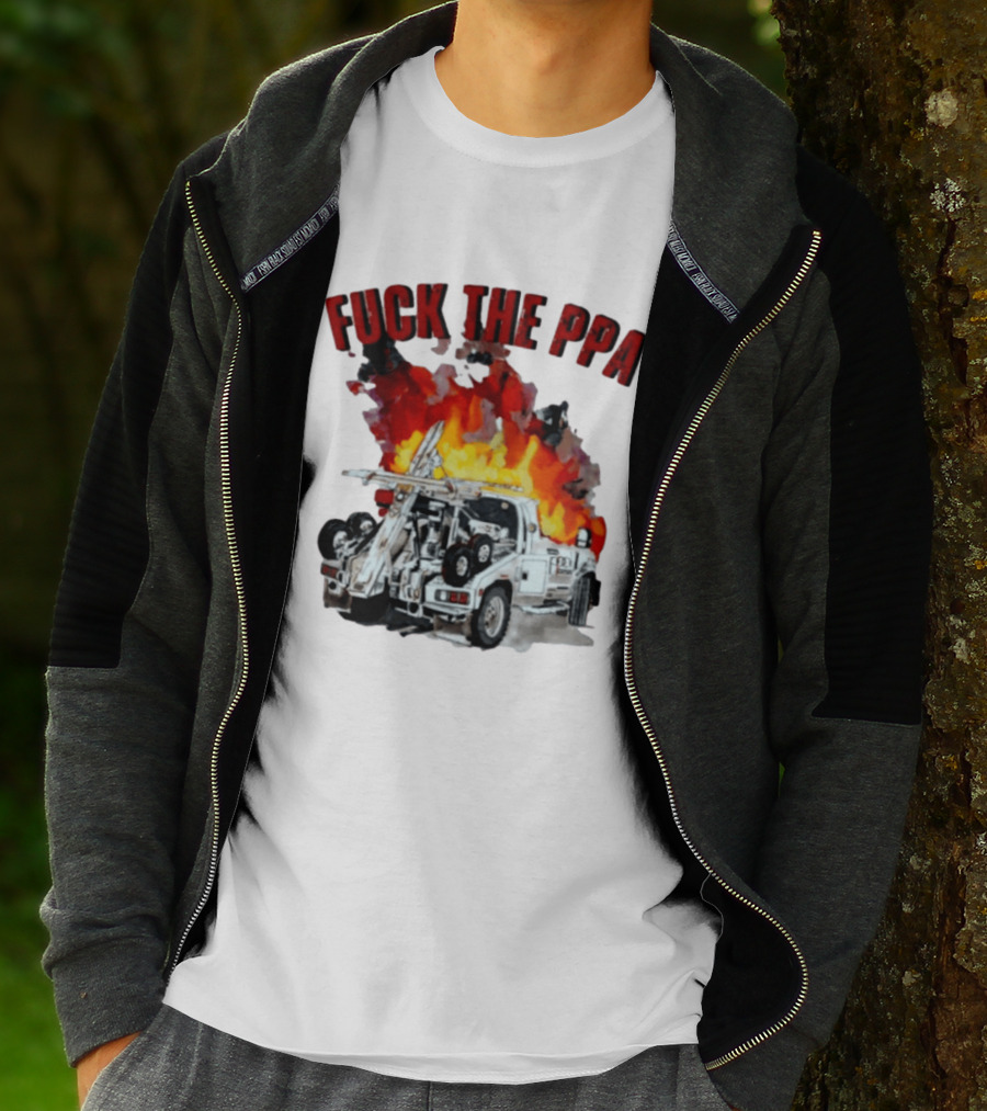 Philadelphia Parking Authority Tow Truck Fire Protest T-Shirt