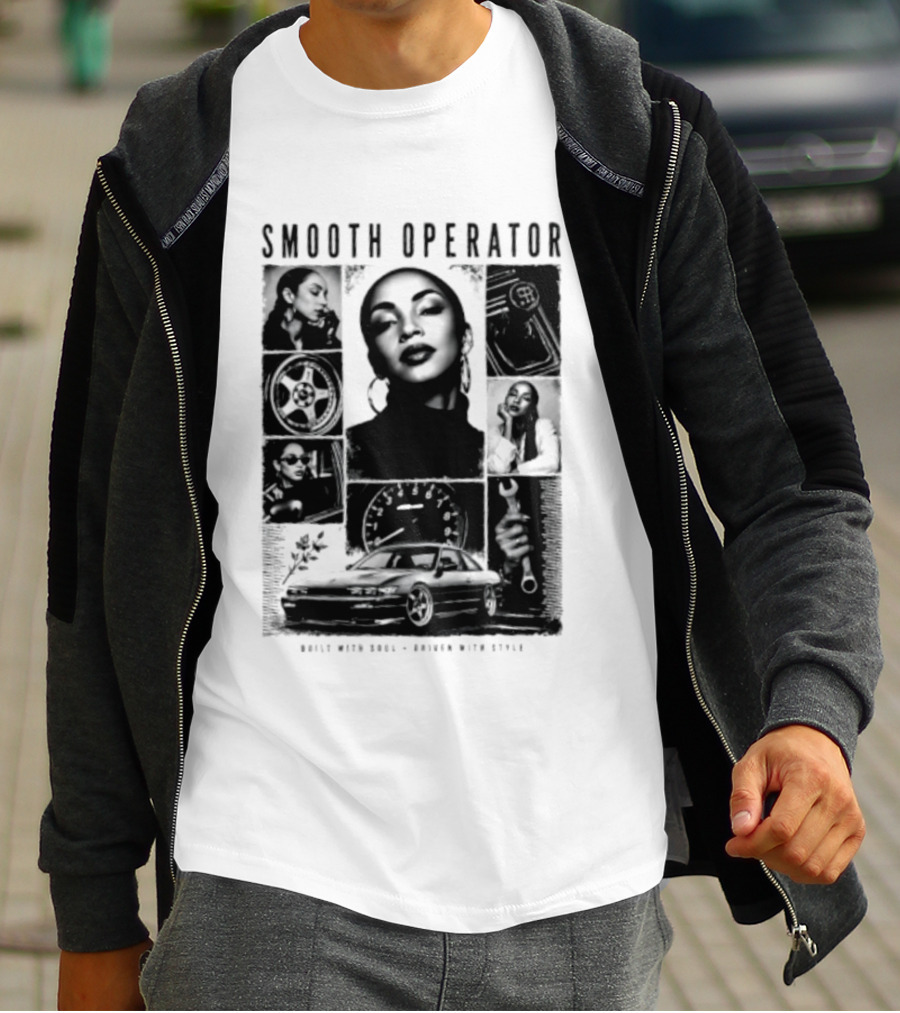 Smooth Operator Built With Soul Driven With Style Vintage Car Icon Retro Look T-Shirt