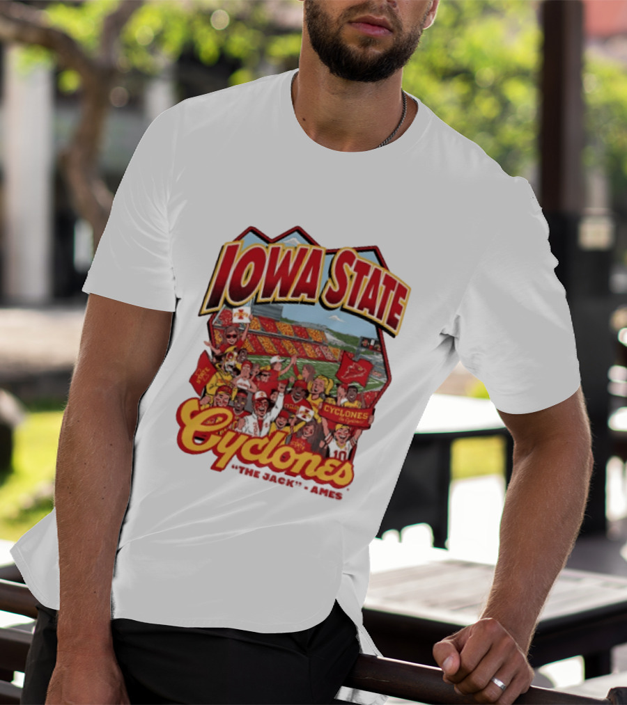 Iowa State Cyclones Football Fans At The Jack Trice Stadium Ames T-Shirt