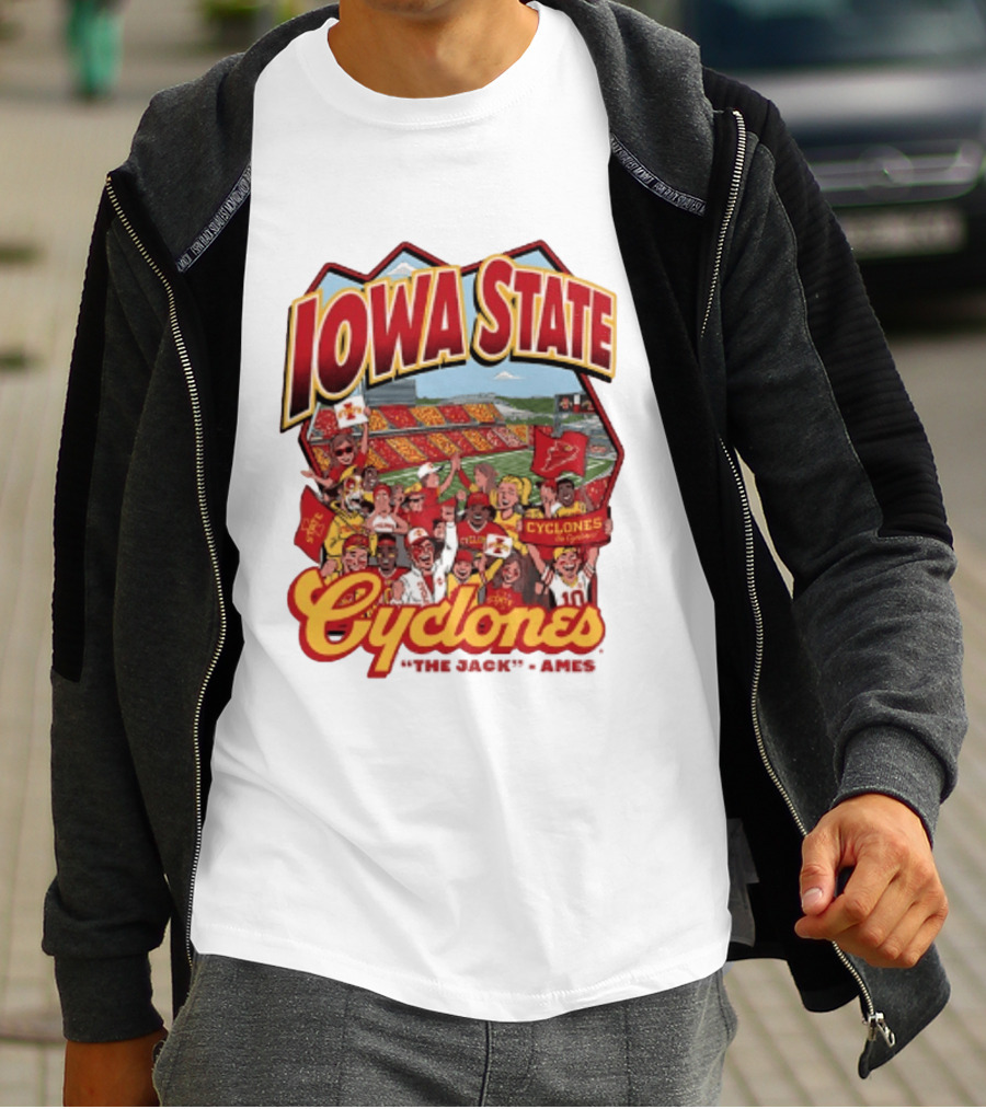 Iowa State Cyclones Football Fans At The Jack Trice Stadium Ames T-Shirt