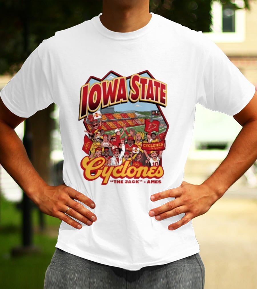 Iowa State Cyclones Football Fans At The Jack Trice Stadium Ames T-Shirt