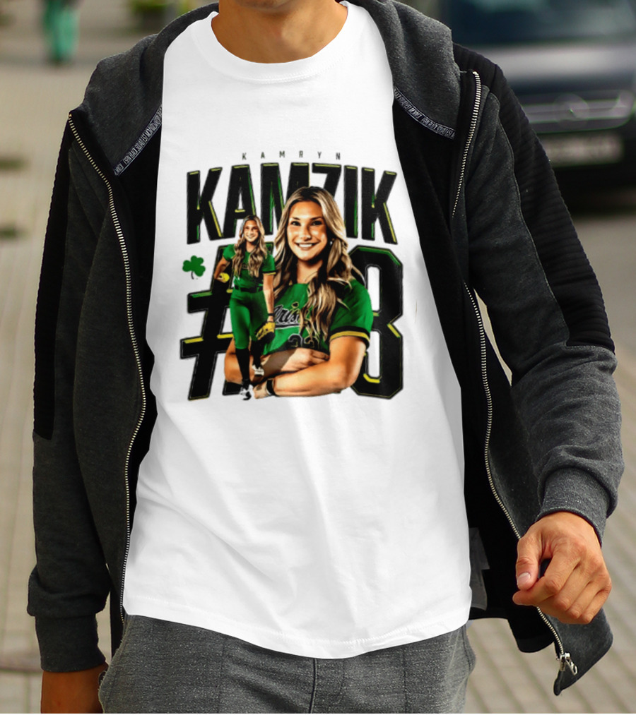 Kamryn Kamzik #23 Notre Dame NCAA Softball Player T-Shirt
