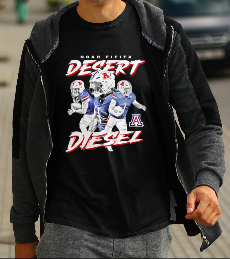 Noah Fifita Desert Diesel Arizona Wildcats NCAA Football T-Shirt