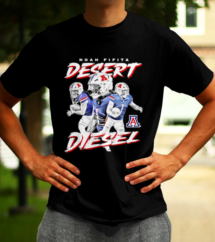 Noah Fifita Desert Diesel Arizona Wildcats NCAA Football T-Shirt