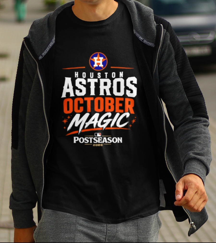 Houston Astros October Magic MLB Postseason 2026 T-Shirt