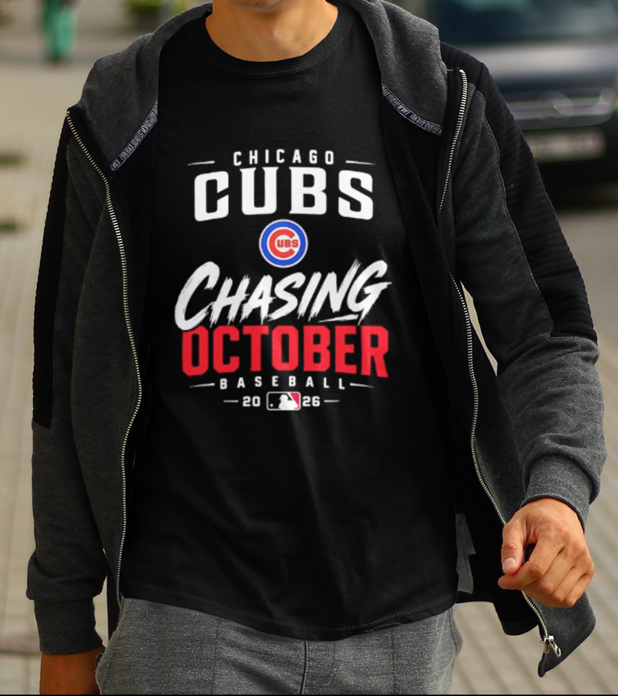 Chicago Cubs Chasing October 2026 MLB Baseball T-Shirt
