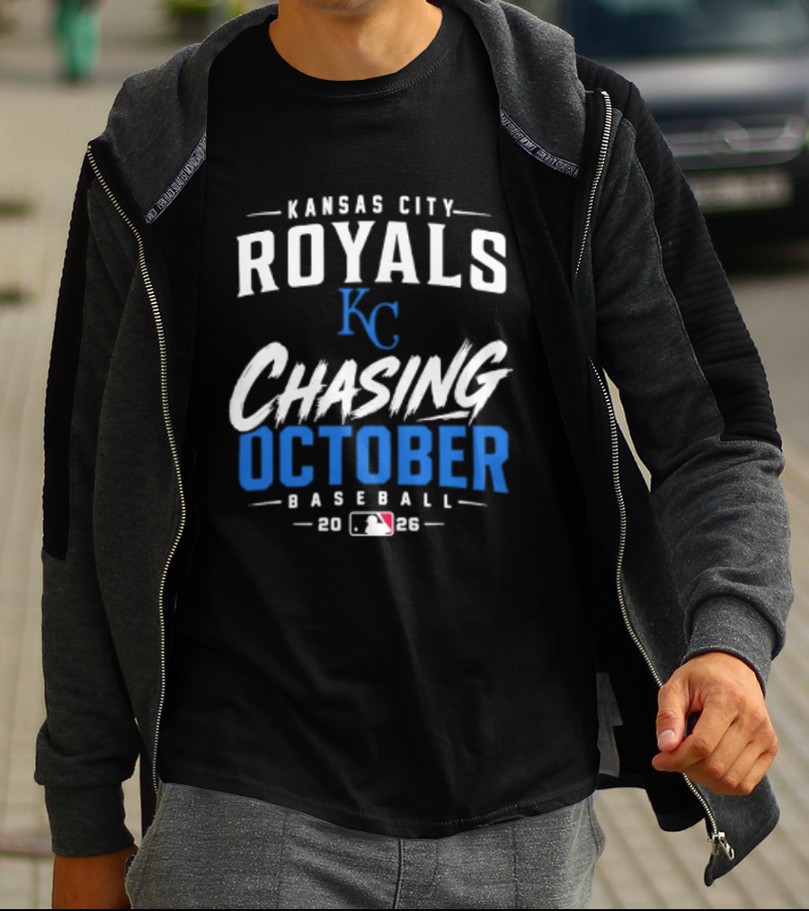 Kansas City Royals Chasing October 2026 MLB Baseball Playoffs T-Shirt
