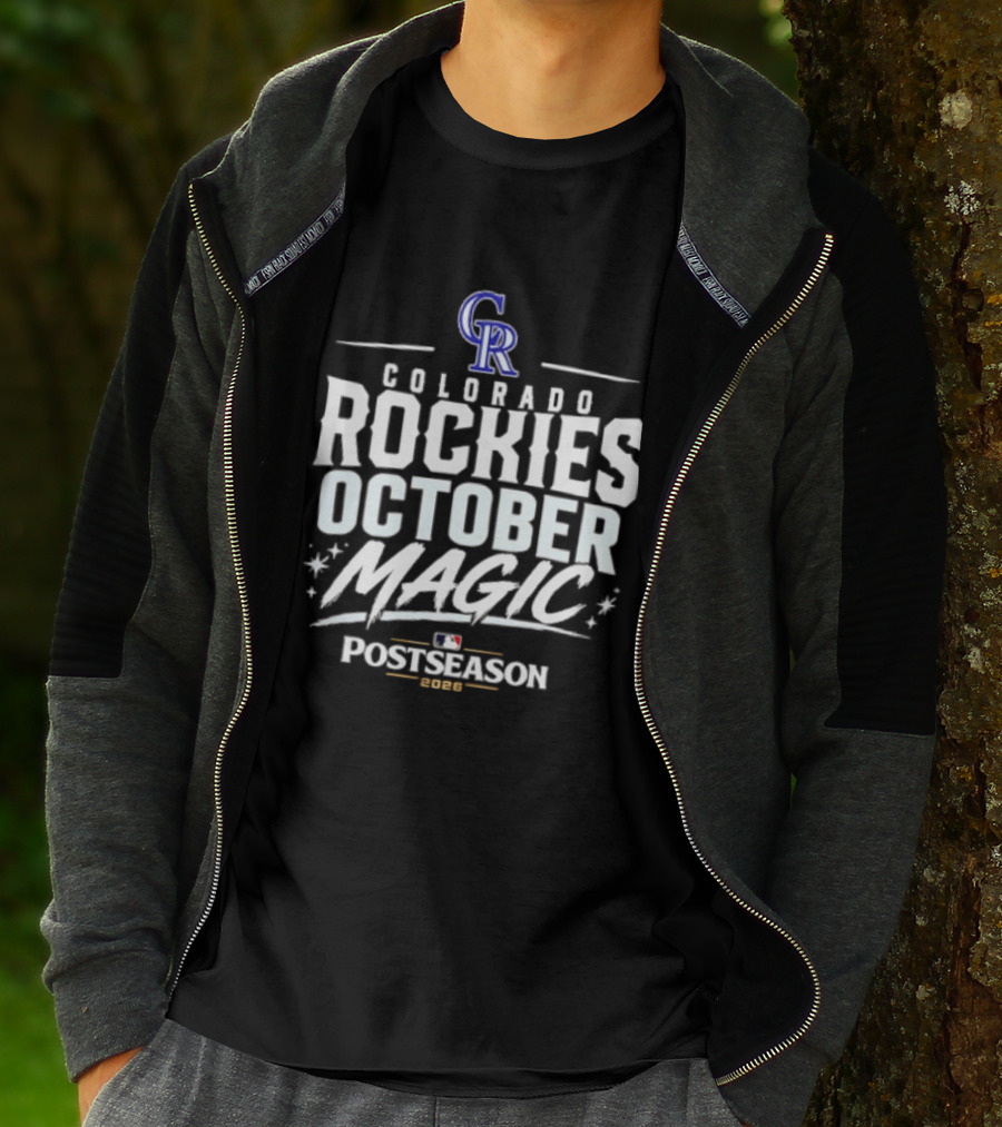 Colorado Rockies October Magic 2026 MLB Postseason Celebration T-Shirt