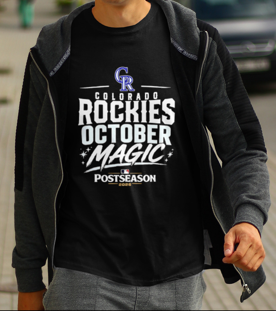 Colorado Rockies October Magic 2026 MLB Postseason Celebration T-Shirt