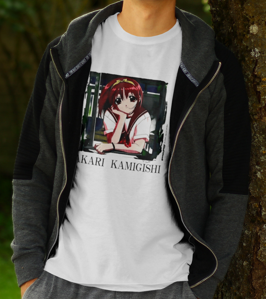 Akari Kamigishi To Heart Anime Character Image T-Shirt