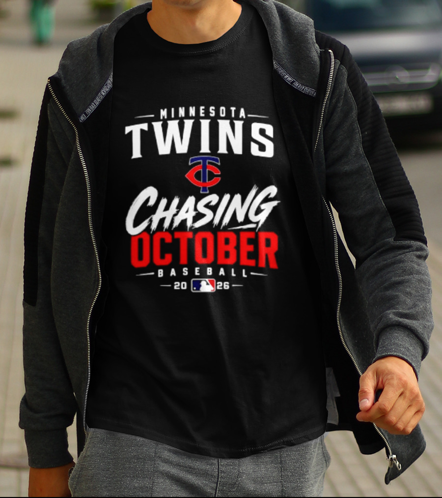 Minnesota Twins MLB 2026 Chasing October Baseball T-Shirt