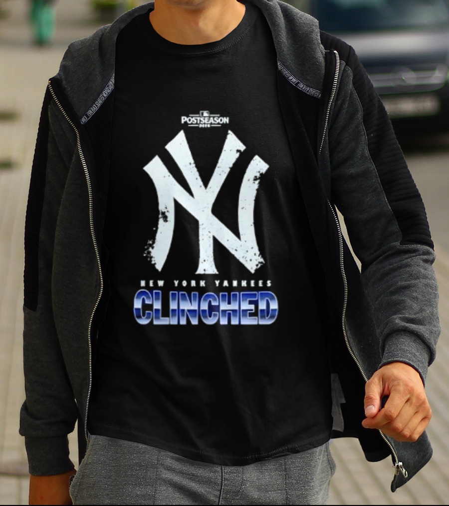 New York Yankees Clinched 2026 MLB Postseason Celebration T-Shirt