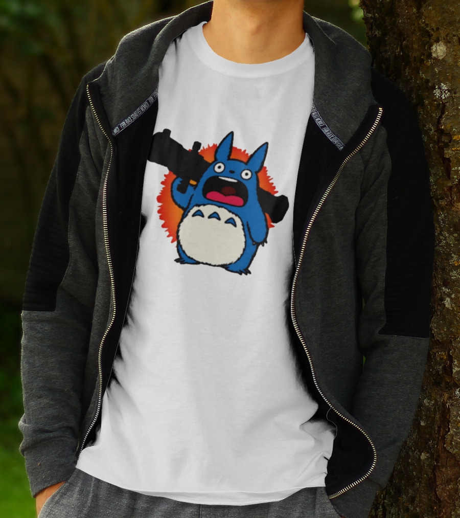 Chu Totoro My Neighbor Totoro Grenade Launcher Anime T-Shirt