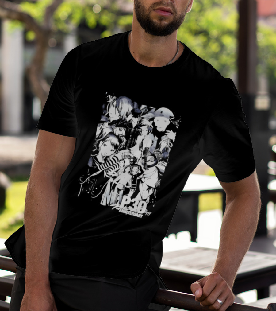 Persona 3 25th Anniversary Anime Characters Celebration T-Shirt