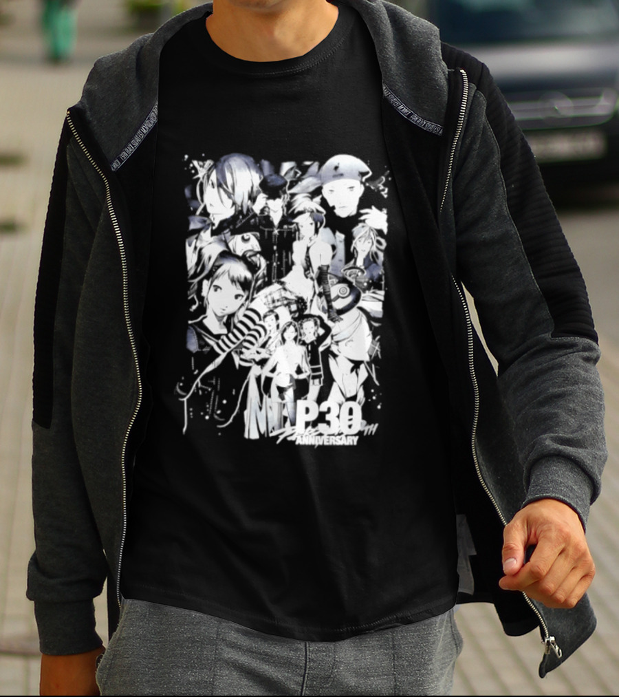 Persona 3 25th Anniversary Anime Characters Celebration T-Shirt