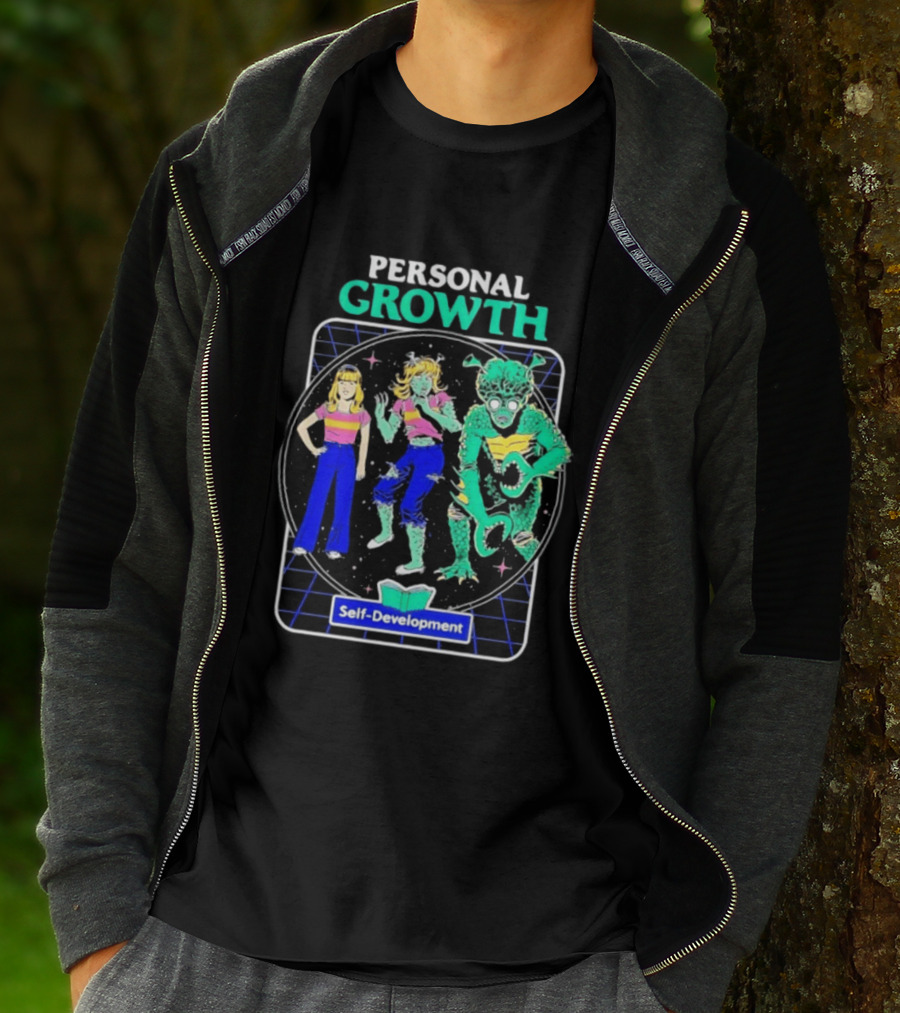 Personal Growth Self Development Alien Transformation Steven Rhodes T-Shirt
