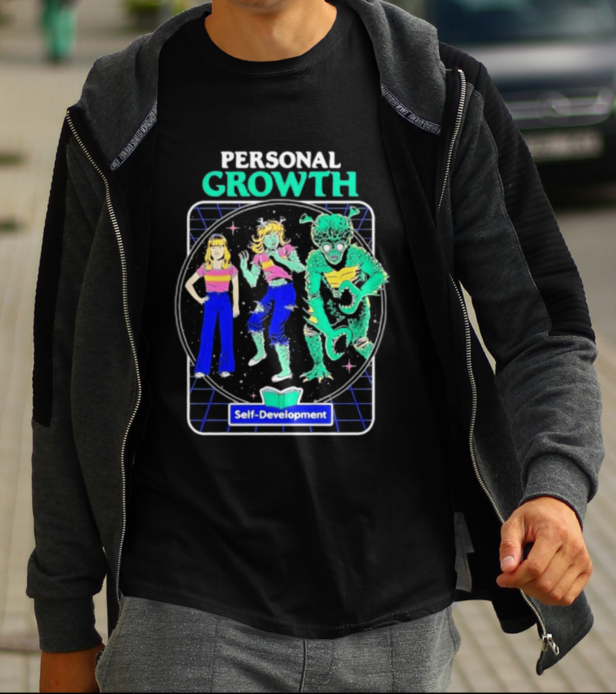 Personal Growth Self Development Alien Transformation Steven Rhodes T-Shirt