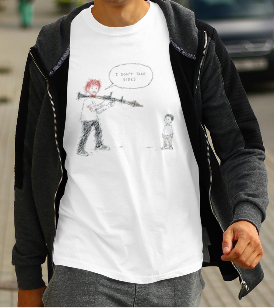 Ed Sheeran I Don't Take Sides Meme With Singer Songwriter T-Shirt