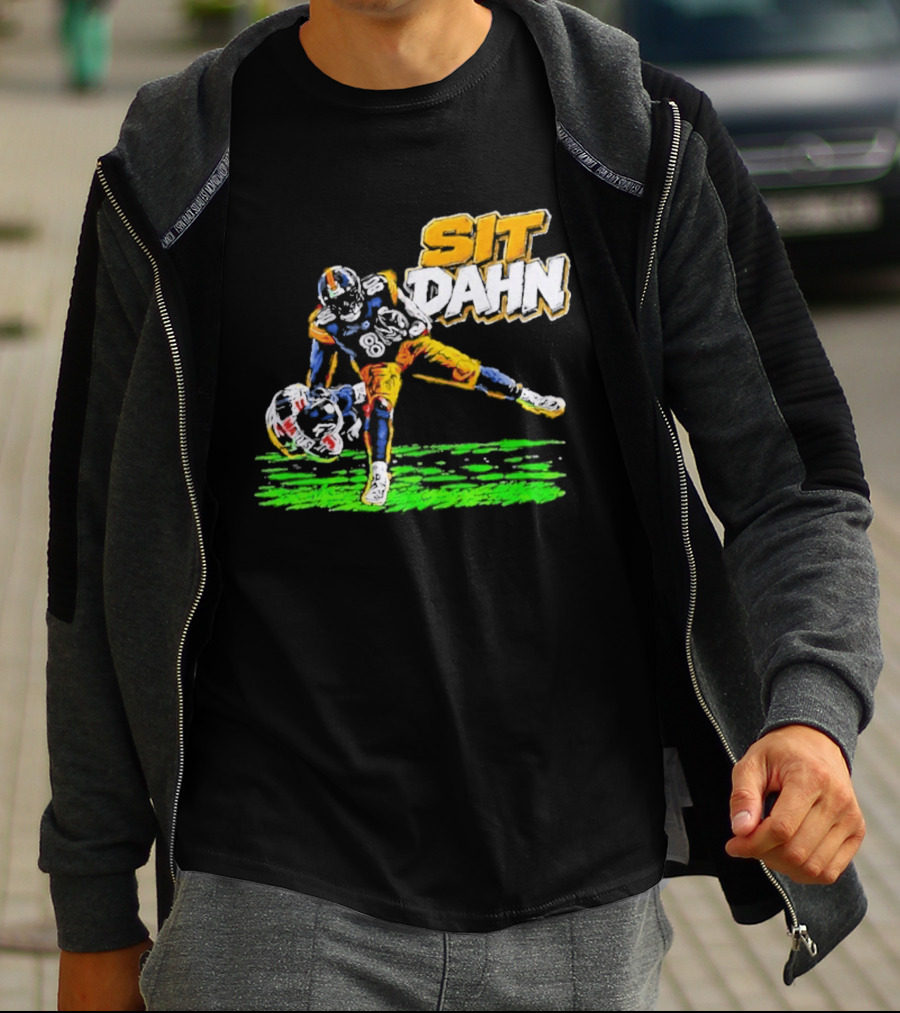 Sit Dahn Pittsburgh Steelers George Pickens 14 Football T-Shirt