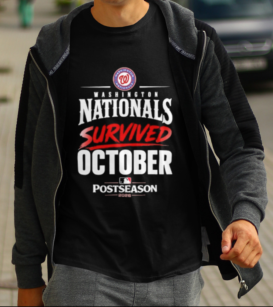 Washington Nationals Survived October MLB Postseason 2026 T-Shirt