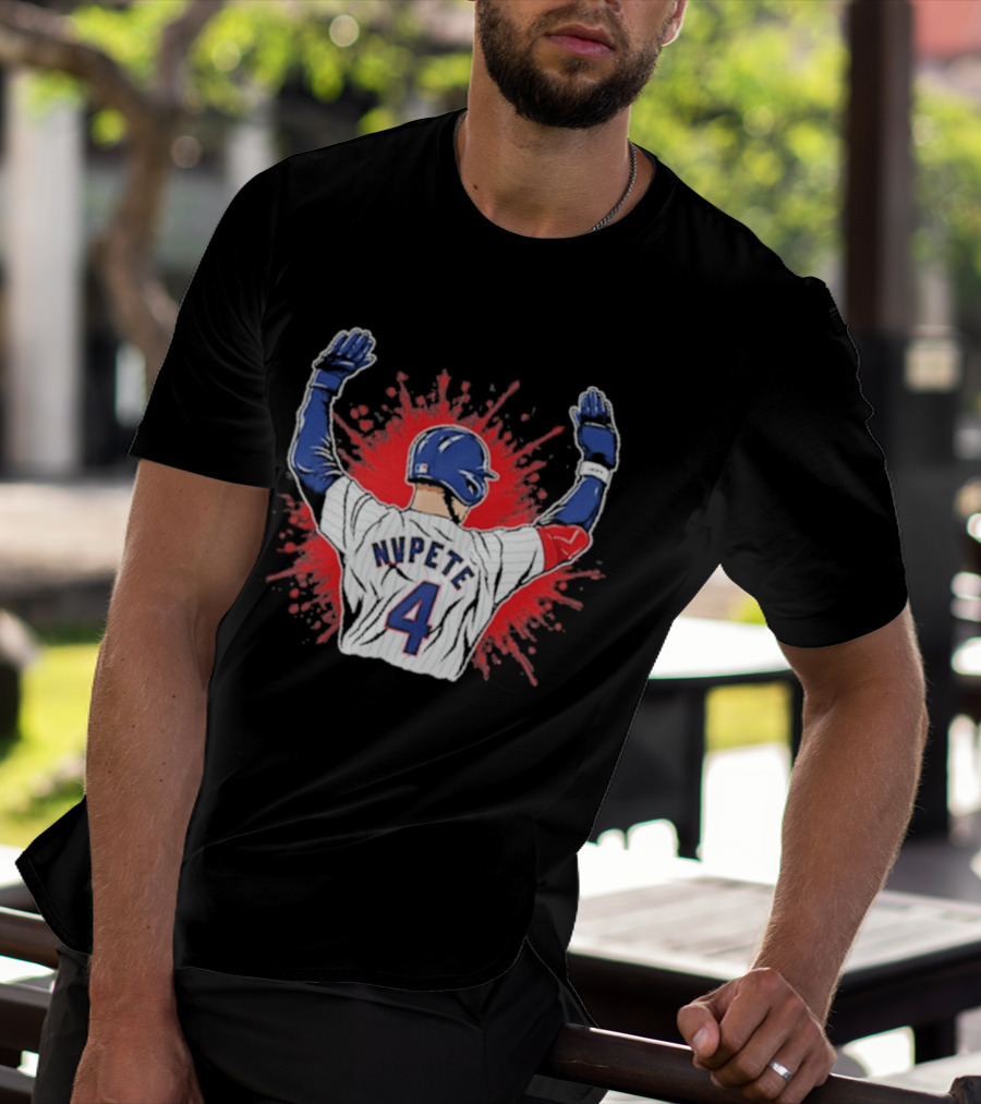 Chicago Cubs MVPETE 4 Pete Crow Armstrong Baseball Player Celebration T-Shirt