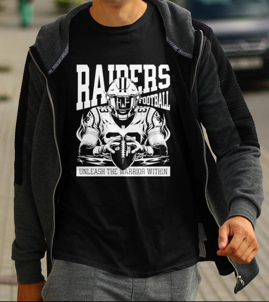 Las Vegas Raiders Football Unleash The Warrior Within T-Shirt